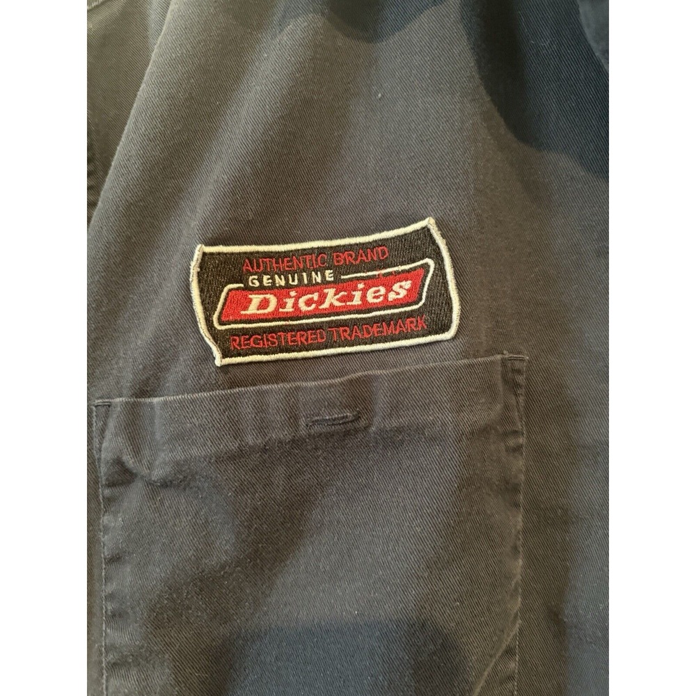 Dickies Mechanic Button Up Work Shirt Short Sleeve‎ Mens XXXL 3X Two Tone - Picture 4 of 4